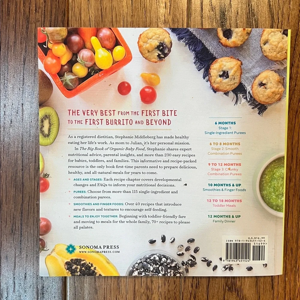 The Big Book of Organic Baby Food by Stephanie Middleberg
